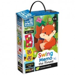 Детска едукативна игра Swing memo the forest