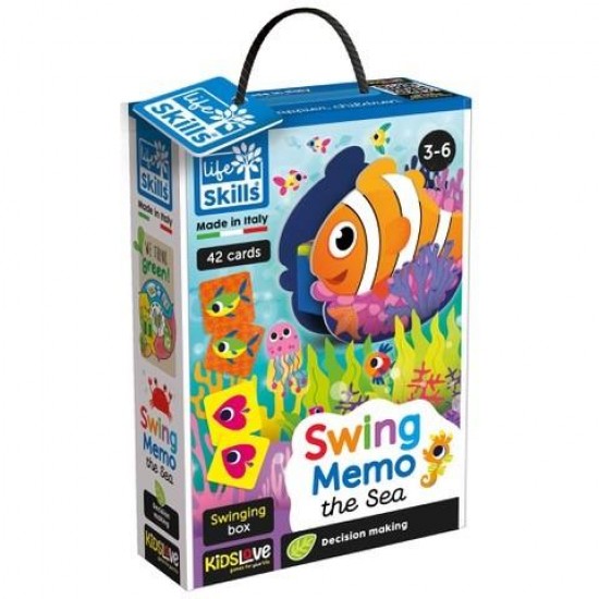 Детска едукативна игра Swing memo the sea